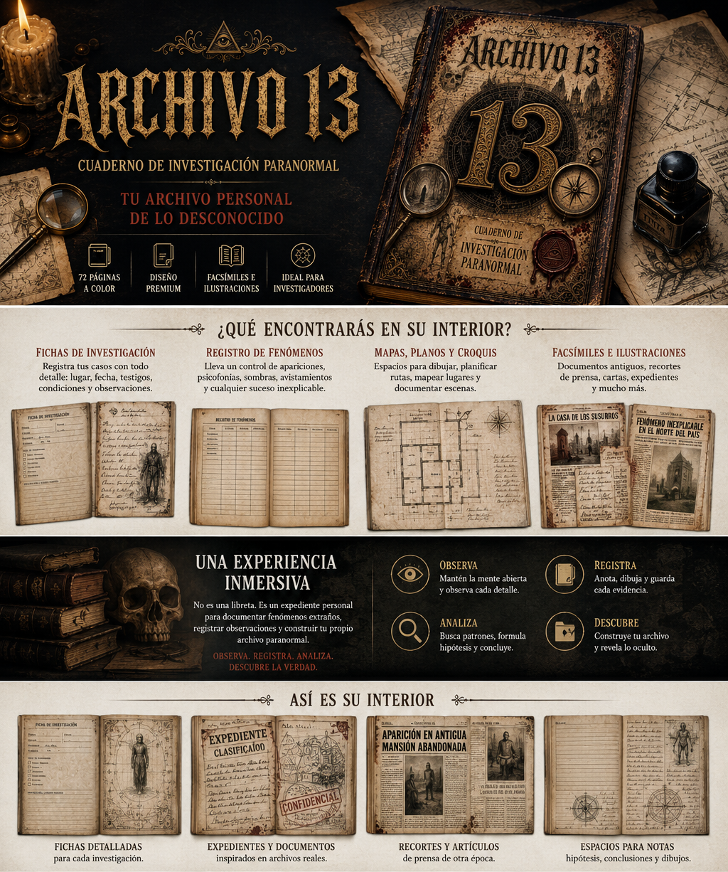 Archivo 13: Cuaderno de Investigación Paranormal - Imagen 3